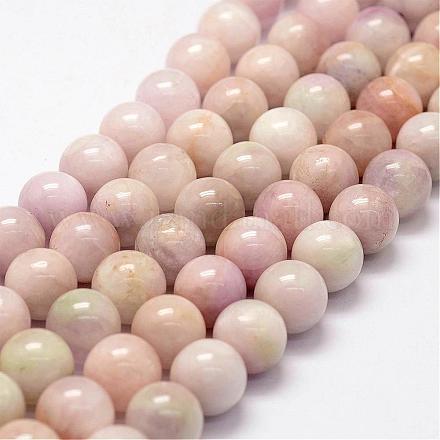 Chapelets de perles en kunzite naturelle G-F364-10-10mm-1