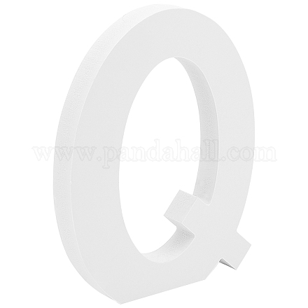 木製の手紙の装飾品  DIYクラフト用  室内装飾  文字.q  Q：150x120x15mm WOOD-GF0001-15-17-1