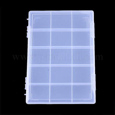 Recipientes de almacenamiento de abalorios de plástico CON-Q031-03C-1