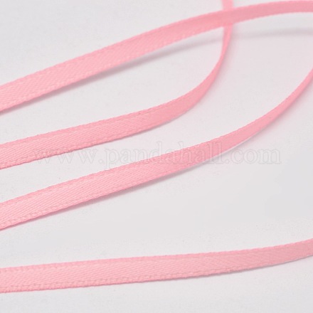 Rubans de satin simple face 100% polyester pour emballage cadeau SRIB-L023-009-150-1