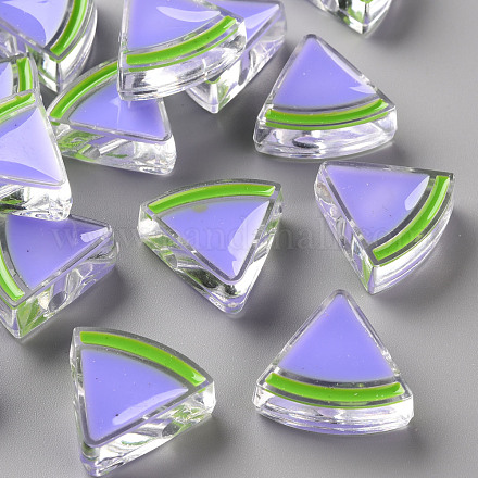Perles acryliques émail transparent TACR-S155-001J-1