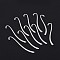 Tibetan Silver Bookmarks, Antique Silver, Lead Free and Cadmium Free, 84x4x2mm, Hole: 2mm