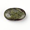 Natural Dragon Blood Jasper Cabochons, Oval, Green, 58.5~59x39x19.5mm