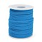 Nylon Threads, Milan Cords/Twisted Cords, Deep Sky Blue, 3mm, about 21.87 yards(20m)/roll