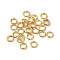 304 Stainless Steel Open Jump Rings, Real 18K Gold Plated, 4x0.7mm, Inner Diameter: 2.5mm