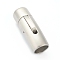 Non-Tarnish 304 Stainless Steel Bayonet Clasps, Curved Column, Stainless Steel Color, 30x11.5x10mm, Hole: 8mm