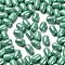Opaque Glass Beads, Oval, Medium Aquamarine, 9x6mm, Hole: 1.5mm, 825pcs/pound