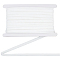 10M Nylon Ribbon for Bra Strap Making, Clothes Accessories, White, 3/8 inch(10mm), about 10.94 Yards(10m)/Set