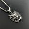 Stainless Steel Dragon Head Pendant Hip-hop Necklaces, Men's Punk Jewelry, Stainless Steel Color