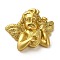 Opaque Resin Cabochons, Angel, Random Back Color, Gold, 28x33x10.5mm