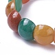 Natural Aventurine Beads Stretch Bracelets BJEW-L495-23D-3