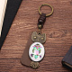 Leather Keychain KEYC-F027-01AB-4