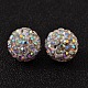 Pave Disco Ball Beads RB-H258-10MM-101-2