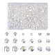 Biyun 300pcs 9 estilo electrochapa perlas de vidrio hebras EGLA-BY0001-01-2