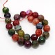 Natural Agate Beads Strands G-O016-14mm-03-1