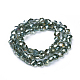 Chapelets de perles en verre électroplaqué EGLA-F143-A-FR03-2