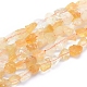 Raw Rough Natural Citrine Beads Strands G-I279-B10-1