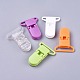 Eco-Friendly PC Plastic Baby Pacifier Clips AJEW-K010-01-3