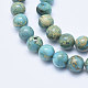 Chapelets de perles en jaspe aqua terra naturel G-E444-14A-10mm-3