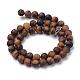 Natural Tiger Eye Round Bead Strands G-T055-8mm-04-2