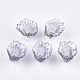 Transparentes bouchons acrylique de perles TACR-T007-01-2