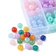 Perle acriliche della pietra preziosa imitazione 200pcs 10 colori OACR-FS0001-19-4