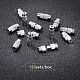 CHGCRAFT 150 Sets Brass Screw Twist Clasps Platinum Column Screw Clasps for DIY Necklace Bracelet Jewelry Making KK-CA0001-05P-3