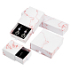 Pandahall elite 4 pz 4 stili scatole di collana di carta di cartone CON-PH0002-34A-1