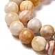 Chapelets de perles en agate fou naturel G-H298-A12-03-4