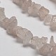 Puce rose naturelle perles de quartz brins X-G-N0134-12-3