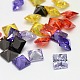 Mixed Grade A Square Shaped Cubic Zirconia Pointed Back Cabochons X-ZIRC-M004-7x7mm-1