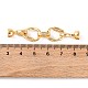 Латунь раз по сравнению с застежками KK-U016-14G-3