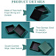 Nbeads 20 pz scatola regalo di cartone quadrato set di gioielli scatole CON-NB0001-81-4