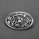 Viking Knot Alloy Brooches for Men PW-WG49871-05-1