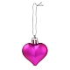 День святого Валентина гальванические пластиковые подвески в форме сердца украшения KY-D020-02E-1