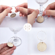 SUNNYCLUE Wooden Wine Glass Charms Tags Wood Wine Glass Identifiers Markers with 20Pcs Wood Pendants & 20Pcs Hoop Earrings Findings & 20Pcs Jump Rings for Party Favors Family Gathering DIY-SC0010-07-4
