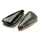 天然石ラブラドライトペンダント  三角形  46x21~23x8.5~9mm  穴：1.5mm G-M405-09-01-2