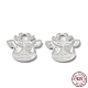 Rhodium Plated 925 Sterling Silver Charms STER-C003-13P-1