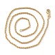 Brass Rope Chain Necklaces X-NJEW-I247-06G-2
