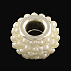ABS Kunststoff Nachahmung Perle Rondelle Europäischen Perlen OPDL-Q130-07-1