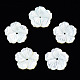 Perlas de concha de nácar de concha blanca natural SSHEL-T014-42B-1