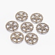 Tibetan Style Alloy Gear Chandelier Components TIBE-S249-AB-FF-2