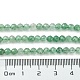 Природный зеленый бисер пряди клубники кварца G-Z034-A02-03-5