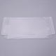 透明PVCボックスキャンディートリートギフトボックス  結婚披露宴のベビーシャワーの荷箱のため  長方形  透明  1.8x10.5x18cm CON-WH0076-82-1