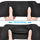 Benecreat 8.5 Yard schwarz flach elastisches Band geflochten Stretchband Kordel Gurtband Kleidungsstück Zubehör 90 mm breit für Nähen und Basteln EC-BC0001-24-02-5