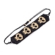 Adjustable Glass Seed Beads Braided Bead Bracelets BJEW-D442-18-1