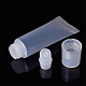15ml peプラスチックスクリューキャップボトル  リップグロス  クリーム  ローション  透明  89x30x18.5mm  容量：約15ml（0.5液量オンス） MRMJ-WH0027-01-15ml-5