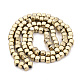 Electroplate Non-magnetic Synthetic Hematite Beads Strands G-Q486-111I-2