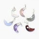 Natural & Synthetic Mixed Stone Pendants G-F584-E-S-1