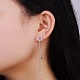 SHEGRACE Rhodium Plated 925 Sterling Silver Stud Earrings for Women JE656A-4